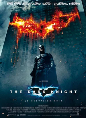 Affiche du film The Dark Knight, Le Chevalier Noir