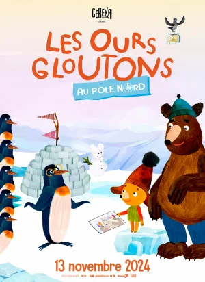Affiche du film Les Ours gloutons au Pôle Nord