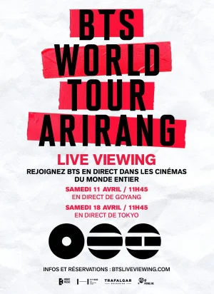 Affiche du film BTS World Tour 'Arirang' in JAPAN : Live viewing