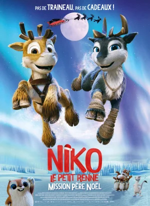 Affiche du film Niko le petit renne Mission Père Noël