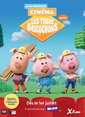 Affiche du film Mon premier cinéma avec Les Trois Bricochons