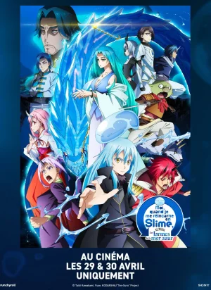 Affiche du film Moi, quand je me réincarne en Slime, le film : les larmes de la mer azur