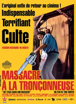 Affiche du film Massacre à la tronçonneuse