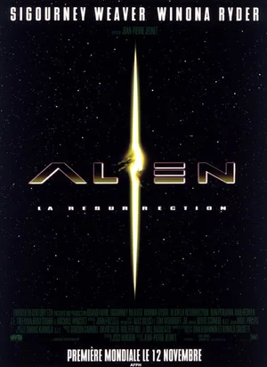 Affiche du film Alien, la résurrection